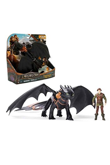 Dreamworks Dragons Ejderhanı Nasıl Eğitirsin Ejderha ve Viking Aksiyon Figür Seti - Toothless Ve Hiccup