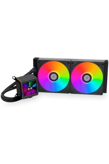 Lian Li Lian Li GALAHAD II LCD AIO Water Cooling Kit - 280mm (Black), 4-Pin