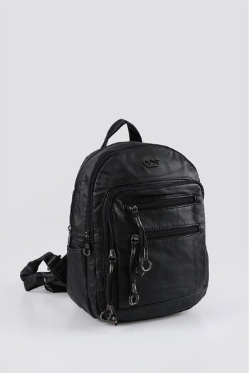 MODA55 Owert Black Skin Backpack