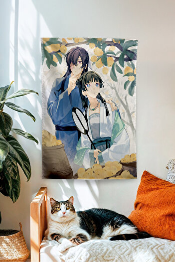 Vagonik The Apothecary Diaries -The Apothecary Diaries Themed Anime Wall Cloth Tapestry