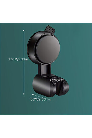 Choice black 1Pc Universal Shower Head Holder Adjustable Strong Adhesive ABS Shower Brackets Suction Cup Wa
