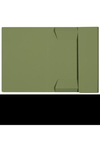 ELBA Smart A4 Envelope Folder, Manila Cardboard 250gsm, 150-Sheet Capacity, Green Color