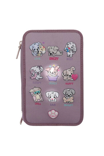 Top Model Topmodel Led Dogs Mood Barometer 3-Layer Pencil Bag Full Inside 412843