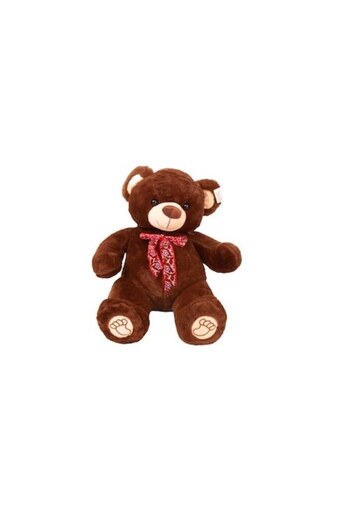 OEM Plush Toy Bear with Bow, Brown, 60 cm