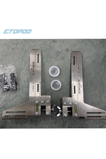 Choice 1set elevator rail gauge guide ruler elevator guide ruler Guideway positioning ruler School boar...