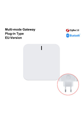 Choice1 Other EU Version KEMEK Tuya ZigBee Gateway Hub Plug-in Type ZigBee/Bluetooth Multi-mode Gateway Brid