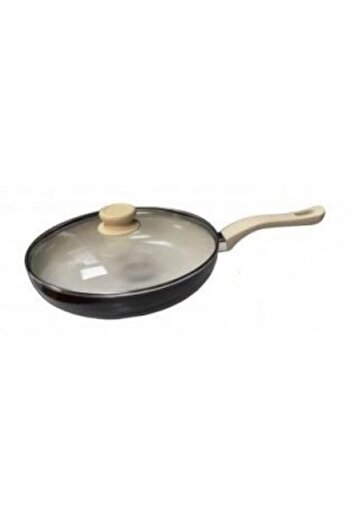 ertone Ceramic Frying Pan with Lid, 27X7X43