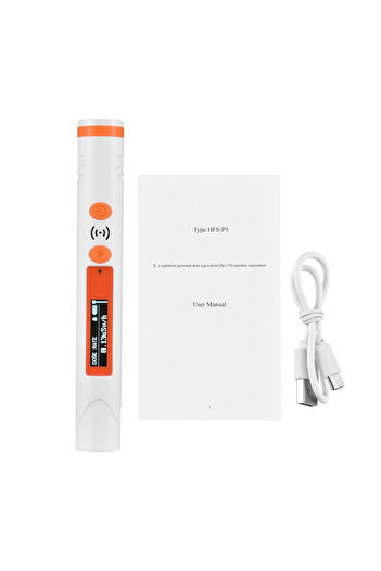 Choice HFS-P3 HFS-P3 Geiger Counter Nuclear Radiation Detector X-ray γ-ray β-ray Detector Marble Radioactiv