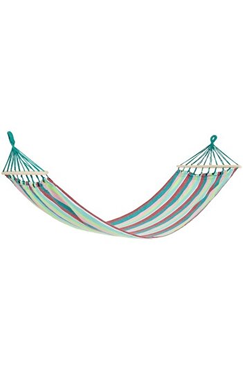 Heinner Hamac polyester and cotton, 200x80cm, green&red
