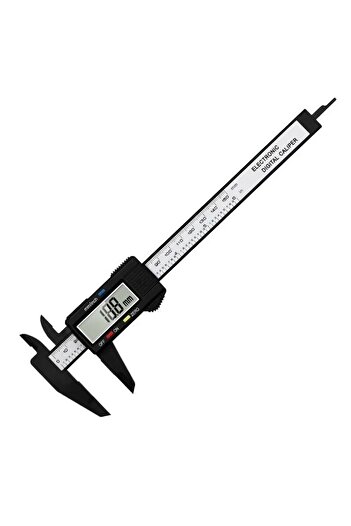 Choice1 1pcBLACK 0-150mm High Strength Plastic Student Home Woodworking Gap Play Measuring Calipers Electron