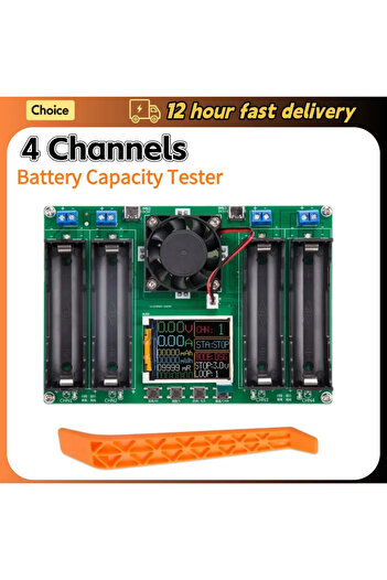 choice2 4 Channels 4/1 Channel Type-C LCD Display Battery Capacity Tester MAh Lithium Digital Battery Detect