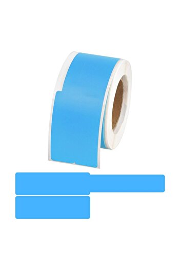 Choice blue 100Pcs 25*38+40mm Cable Labels Wire Marking Network Waterproof Laser Printer Sticker Organizer