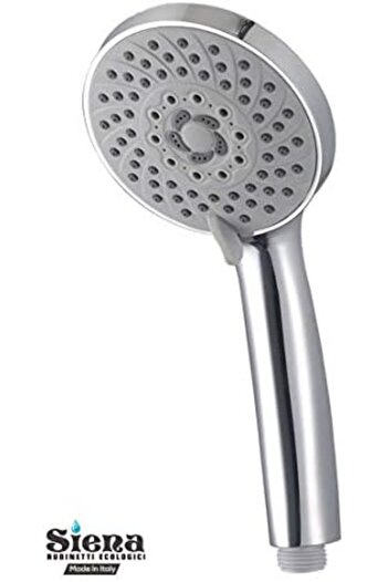 Siena Hand Shower chrome plated with wall holder and flexible pipe