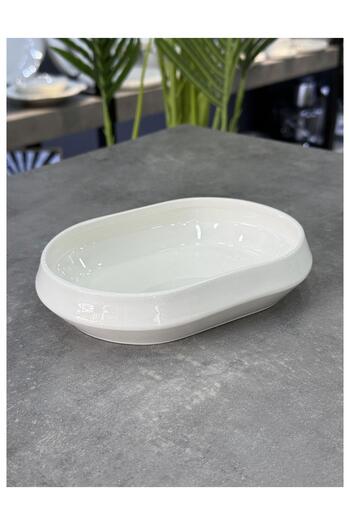 Doğudeko Rumi Collection Porcelain Oval Deep Plate 17,5X13,5