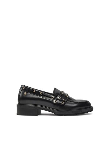 Tommy Hilfiger Women Black Loafers