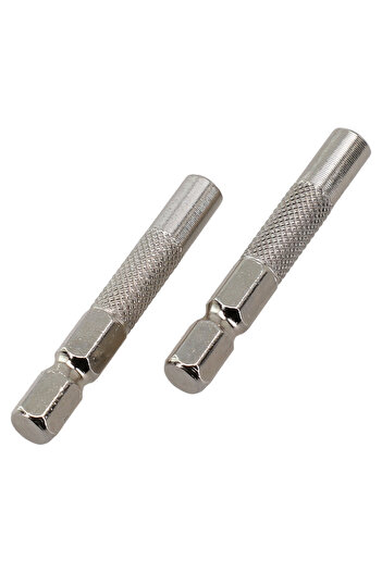 Choice 2x 1/4 '' Drill Socket Adapter Hex Shank 6.35mm Insert Bit To 4mm Screwdriver Socket Extension Im...