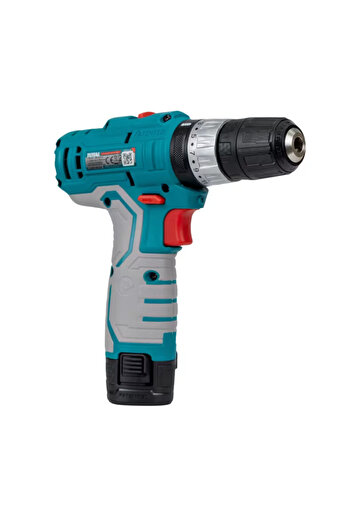 TOTAL TIDLI1232E cordless hammer drill + charger and 2 batteries