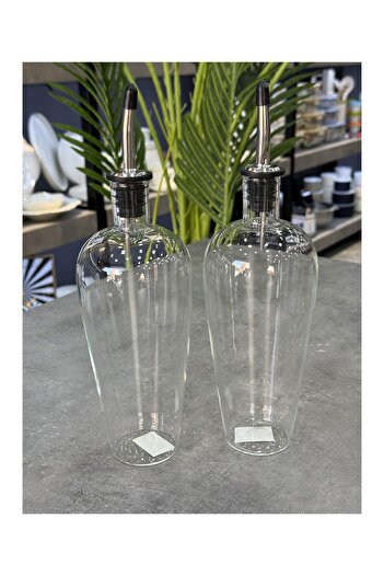 Doğudeko Borosilicate Glass Chef's Choice 2 Li 550 ml Oil