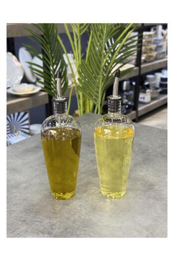 Doğudeko Borosilicate Glass Chef's Choice 2 Li 550 ml Oil