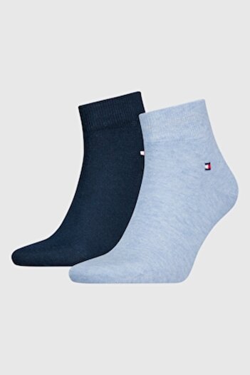 Tommy Hilfiger , Set of short socks - 2 pairs, Blue, Size 43-46