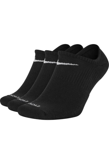 Nike Set 3 pairs Everyday Plus No-Show Socks, black, size 34-38