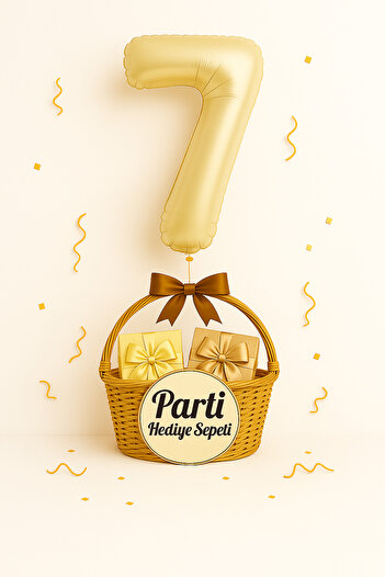 parti hediye sepeti Number Cream Foil Balloon 34 Inch 76-82 cm