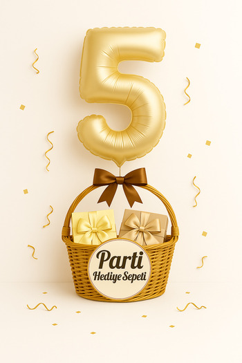 parti hediye sepeti Number Cream Foil Balloon 34 Inch 76-82 cm