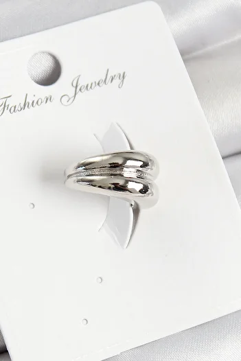 SeyCey.co Brass Ring Model Silver Color Right Cartilage Earring