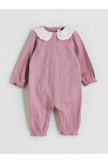 LC Waikiki Lcw Baby Baby Girl Jumpsuit with Baby Collar (W5)