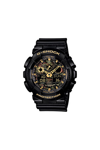 Casio Mens Watch GA-100CF-1A9ER, Quartz, 51mm, 20ATM