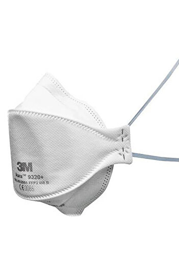 3M 3-Piece Disposable Adjustable Nose Clip Non-Valved Respiratory Mask Set
