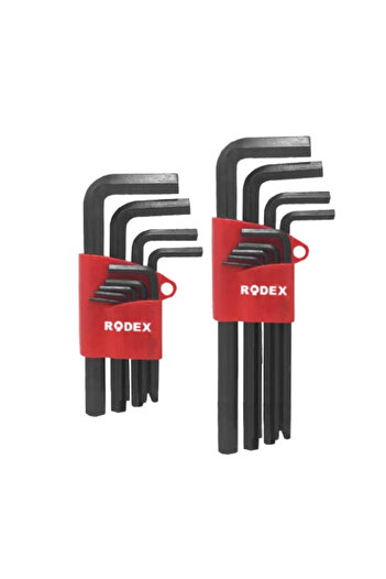 Rodex 9-Piece Allen Set Hex Type Short Al101T