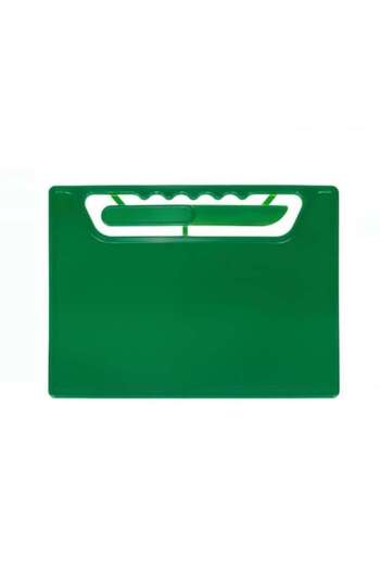 Rao Modeling Board for Clay with Plastic Knife, Green, 20 x 15 cm