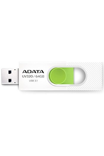 Adata Stick de Memorie 64GB, M21, Policarbonat, White/Green