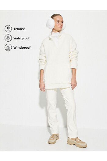 Koton Belted and Pocketed Ski Pants
