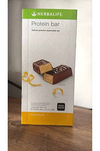 Herbalife Lemon Flavored Protein Bar 14 Pack 35 g Each