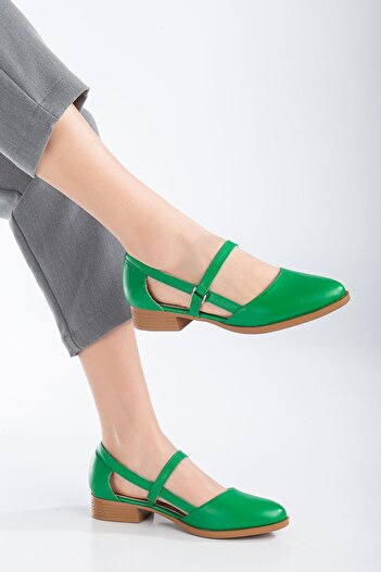 MaskButik Mary Short Heel Skin Shoes