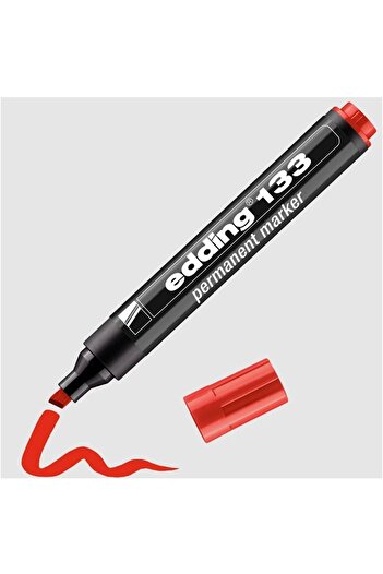 Edding Red Permanent Marker - Cut Tip 133