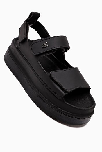 Limoya Almida Black Velcro Women's Sandals
