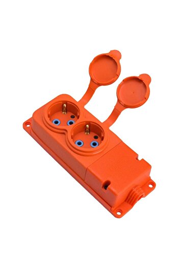 Bylion 2Kmp-O Single Phase Wireless Rubber Dual Group Socket