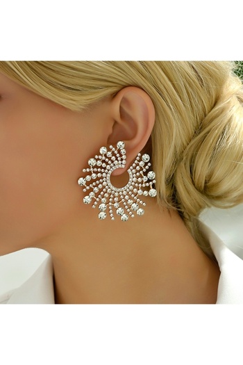SIC MODA Elegant Earrings with Crystals, Sic Moda 6070