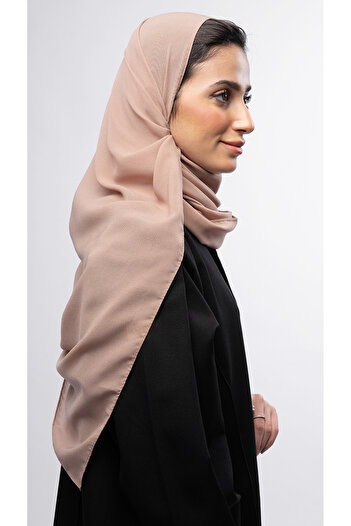 outline Plain beige veil