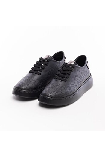 derinet Hakiki Deri Bağcıklı Kadın Sneaker