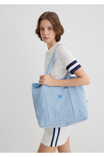Mavi Crab Embroidered Denim Shoulder Bag 1913077-70800