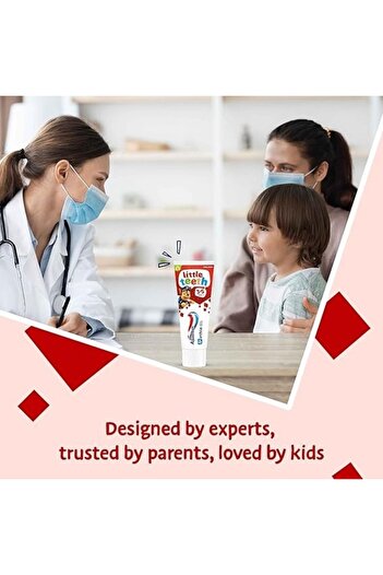 Aquafresh Little Teeth Toothpaste 50 ml Strengthens & Protects Growing Permanent Teeth for Kids Aged 6+