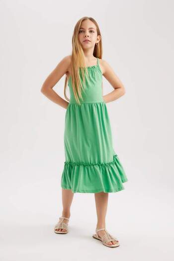 DeFacto Girl's Strap Dress - 24y 801004400   Model