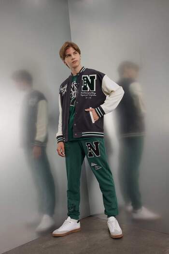 DeFacto Boys' College Collar Snap Fastener Double Pocket Seasonal Bomber Jacket C7226A824Au