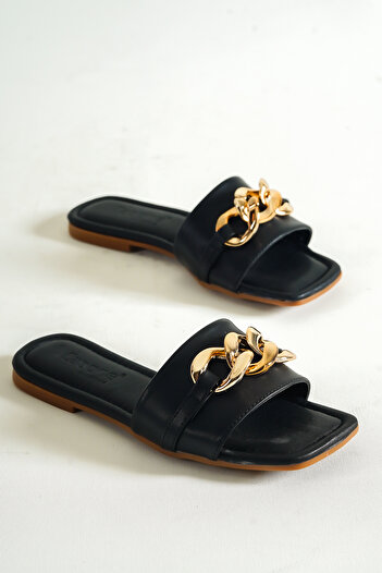 Capone Outfitters Chained Single Strip Women's Slippers