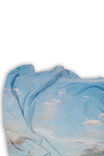 Bebişim Halı Race Car Patterned Single Pique (with Pillowcase)