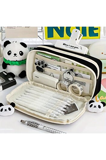 GlassySKY Cool Pen Holder Large Capacity, Multi-Layer Pen Case Pen Holder
